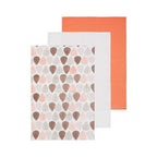 Set Of Three Orange Leaf Tea Towels - Joe’s Haven