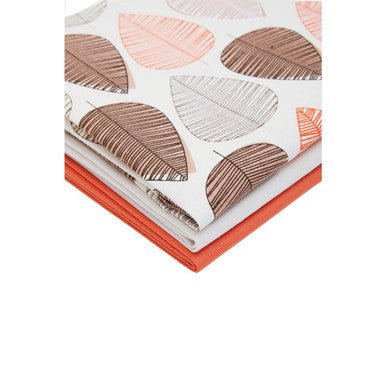 Set Of Three Orange Leaf Tea Towels - Joe’s Haven