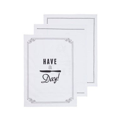 Pun And Games Set Of 3 Tea Towels - Joe’s Haven