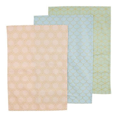 Frosted Deco Set Of 3 Tea Towels - Joe’s Haven
