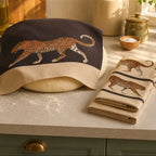 London Leo Set of 3 Leopard Print Tea Towels - Joe’s Haven