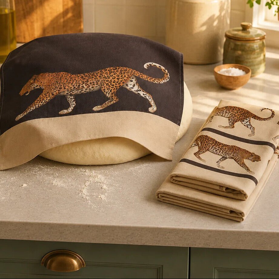 London Leo Set of 3 Leopard Print Tea Towels - Joe’s Haven