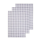 Doro Set Of Three Grey And White Cotton Tea Towels - Joe’s Haven