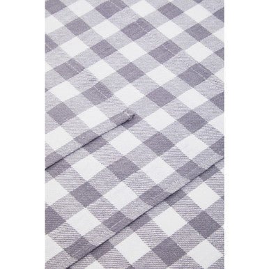 Doro Set Of Three Grey And White Cotton Tea Towels - Joe’s Haven