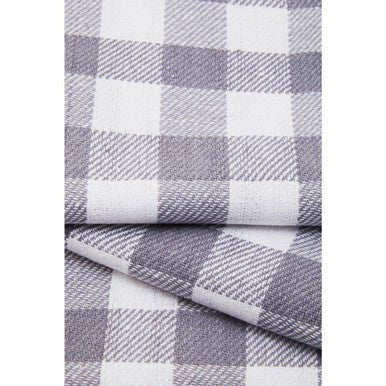 Doro Set Of Three Grey And White Cotton Tea Towels - Joe’s Haven