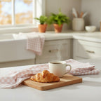 Doro Set Of Three Amber And White Tea Towels - Joe’s Haven