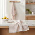 Doro Set Of Three Amber And White Tea Towels - Joe’s Haven