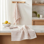 Doro Set Of Three Amber And White Tea Towels - Joe’s Haven