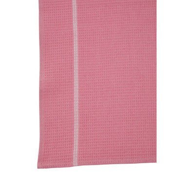 Doro Set Of Three Waffle Pink And White Tea Towels - Joe’s Haven