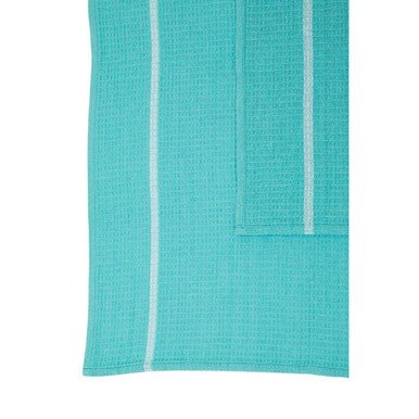 Doro Set Of 3 Green and White Waffle Tea Towels - Joe’s Haven