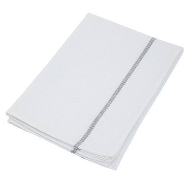Doro Set Of 3 White and Grey Violet Waffle Tea Towels - Joe’s Haven