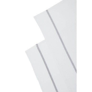 Doro Set Of 3 White and Grey Violet Waffle Tea Towels - Joe’s Haven