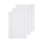 Doro Set Of 3 White and Almond Waffle Tea Towels - Joe’s Haven