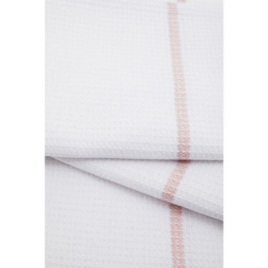 Doro Set Of 3 White and Almond Waffle Tea Towels - Joe’s Haven