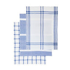 Doro Set Of Three Waffle Blue And White Tea Towels - Joe’s Haven