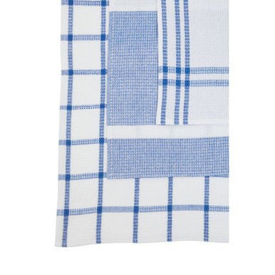 Doro Set Of Three Waffle Blue And White Tea Towels - Joe’s Haven