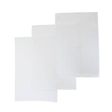 Doro Set Of 3 White Terry Tea Towels - Joe’s Haven