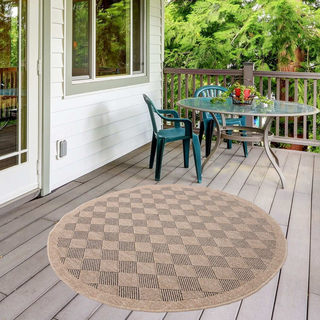 Nature Outdoor Rug Dark Grey | 5300DG