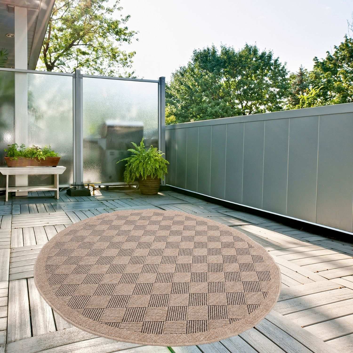 Nature Outdoor Rug Dark Grey | 5300DG