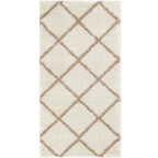 Moroccan Ivory Shaggy Rug | 530