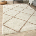 Moroccan Ivory Shaggy Rug | 530 - Joe’s Haven