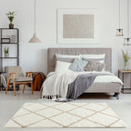 Moroccan Ivory Shaggy Rug | 530 - Joe’s Haven