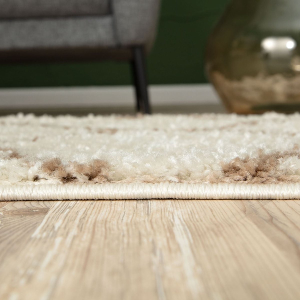 Moroccan Ivory Shaggy Rug | 530 - Joe’s Haven