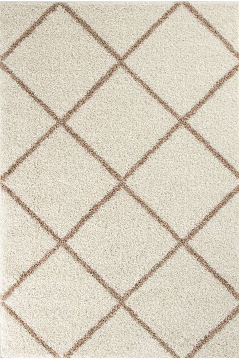 Moroccan Ivory Shaggy Rug | 530 - Joe’s Haven