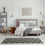 Moroccan Dark Grey Shaggy Rug | 540