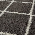 Moroccan Dark Grey Shaggy Rug | 540 - Joe’s Haven