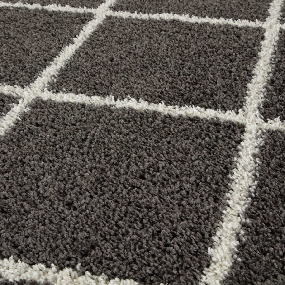 Moroccan Dark Grey Shaggy Rug | 540 - Joe’s Haven