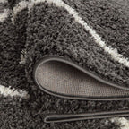 Moroccan Dark Grey Shaggy Rug | 540 - Joe’s Haven