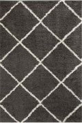 Moroccan Dark Grey Shaggy Rug | 540 - Joe’s Haven