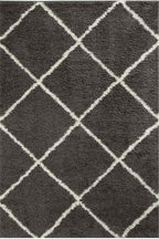 Moroccan Dark Grey Shaggy Rug | 540 - Joe’s Haven