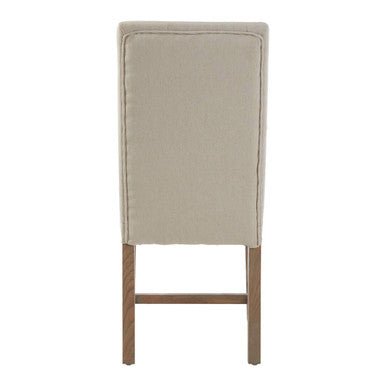 Lyon Beige Linen Dining Chair - Joe’s Haven