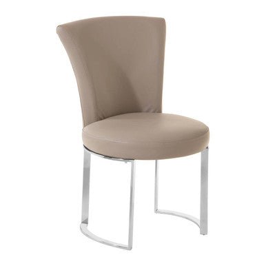 Eliza Grey Faux Leather Dining Chair - Joe’s Haven