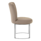 Eliza Grey Faux Leather Dining Chair - Joe’s Haven