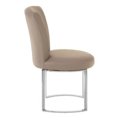 Eliza Grey Faux Leather Dining Chair - Joe’s Haven