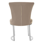 Eliza Grey Faux Leather Dining Chair - Joe’s Haven