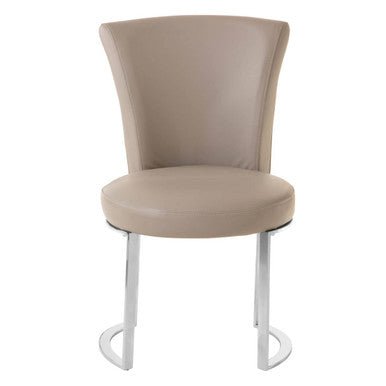 Eliza Grey Faux Leather Dining Chair - Joe’s Haven