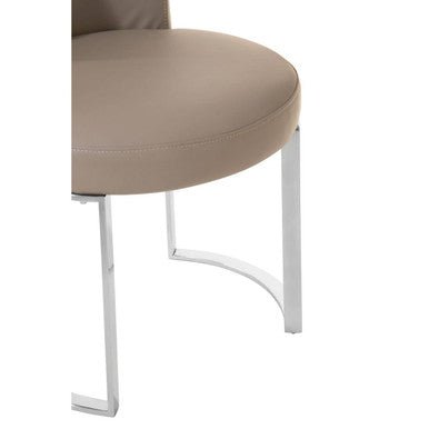 Eliza Grey Faux Leather Dining Chair - Joe’s Haven