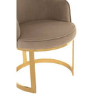 Eliza Beige Velvet Dining Chair - Joe’s Haven