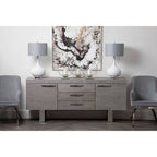 Eliza Grey Velvet Dining Chair With Silver Finish Legs - Joe’s Haven