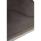 Eliza Grey Velvet Dining Chair With Silver Finish Legs - Joe’s Haven