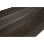 Rustic Oak Rectangular Dining Table with Black Finish Iron Legs, Mason - Joe’s Haven