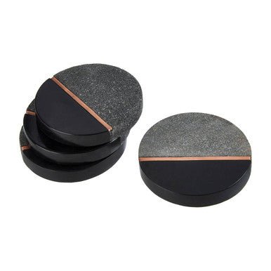 Set Of Four Pedra Lava Stone Coasters - Joe’s Haven
