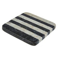Sura Set Of 4 Cream And Black Marble Coasters - Joe’s Haven
