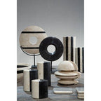 Sura Set Of 4 Cream And Black Marble Coasters - Joe’s Haven
