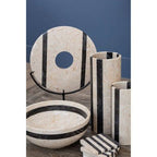 Sura Set Of 4 Cream And Black Marble Coasters - Joe’s Haven
