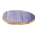 Bowerbird Agata Blue And Gold Coasters - Joe’s Haven